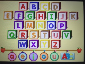 picture of alphabet-abc's and vowels 'aeiou '